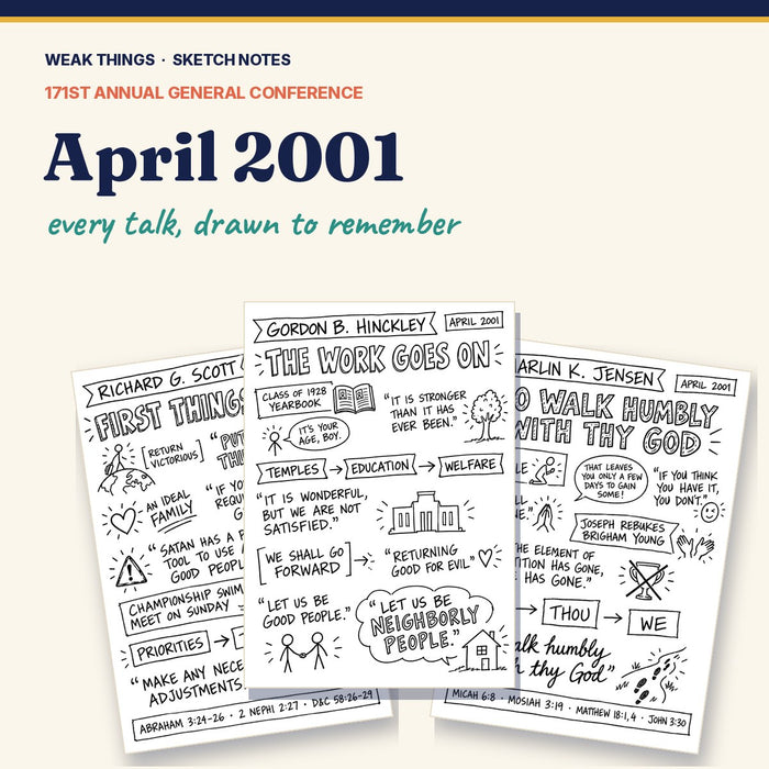 April 2001 General Conference Sketch Notes
