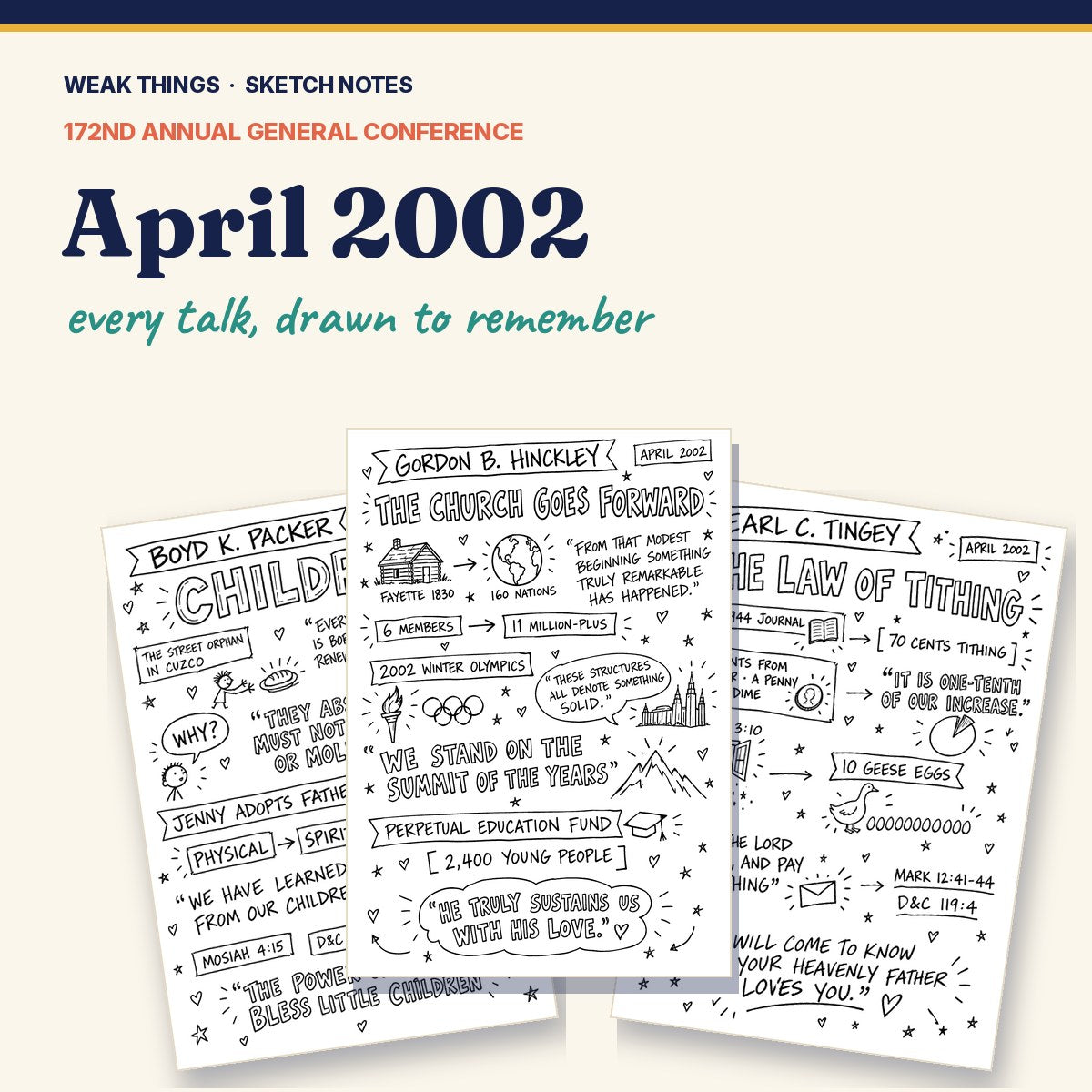 April 2002 General Conference Sketch Notes cover
