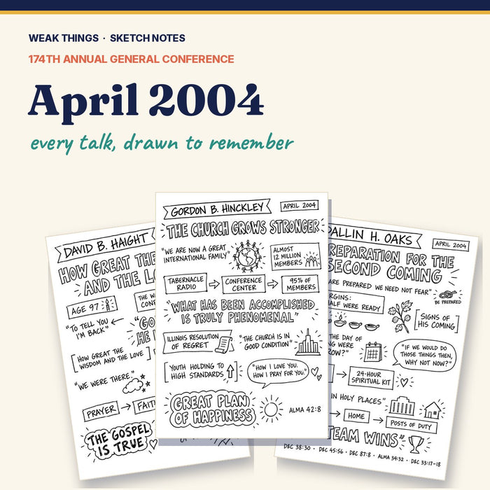April 2004 General Conference Sketch Notes