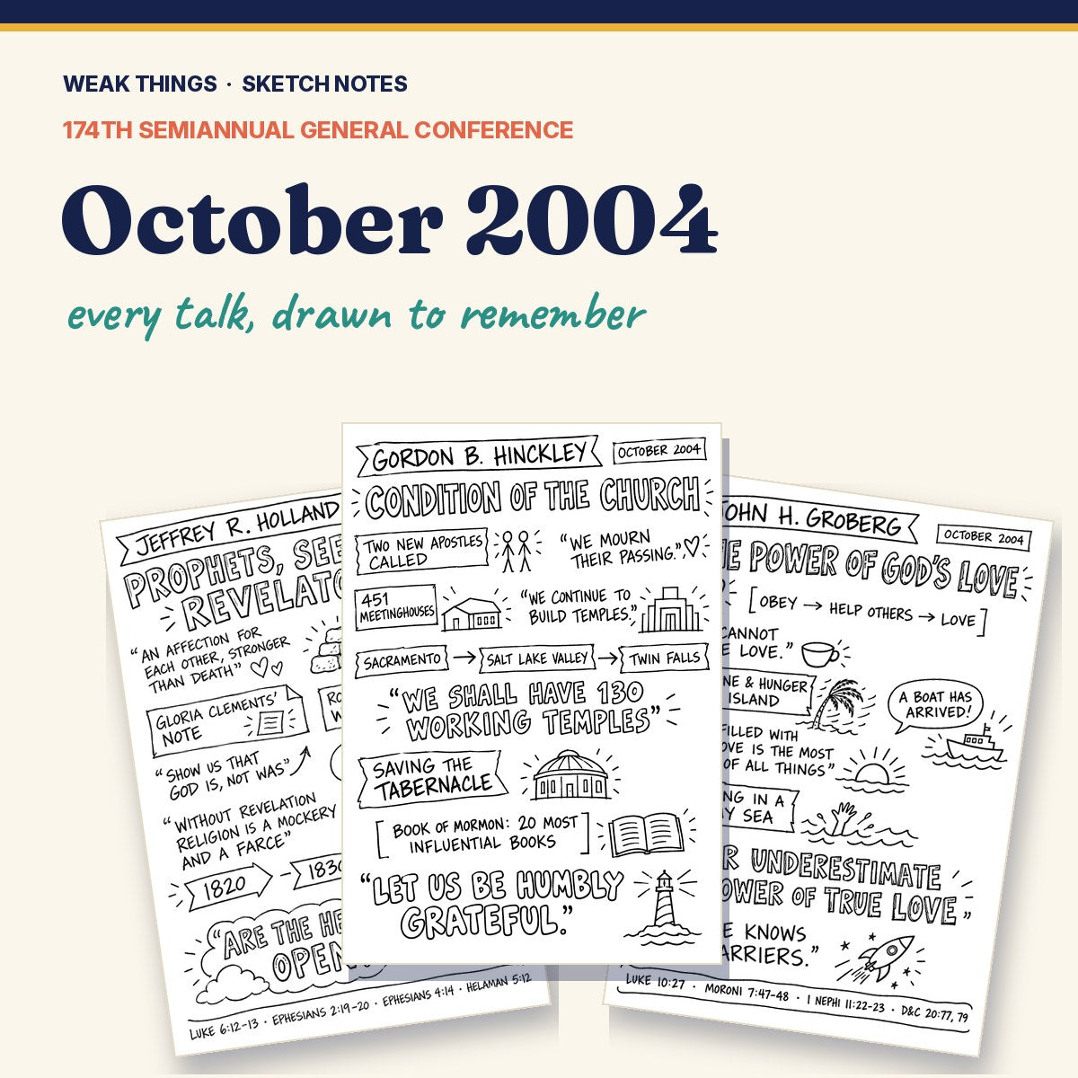October 2004 General Conference Sketch Notes cover