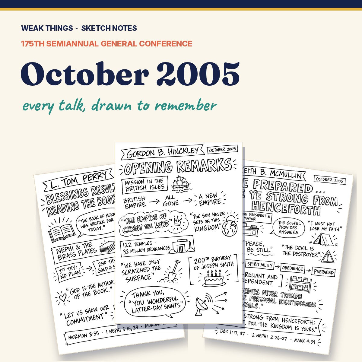 October 2005 General Conference Sketch Notes cover