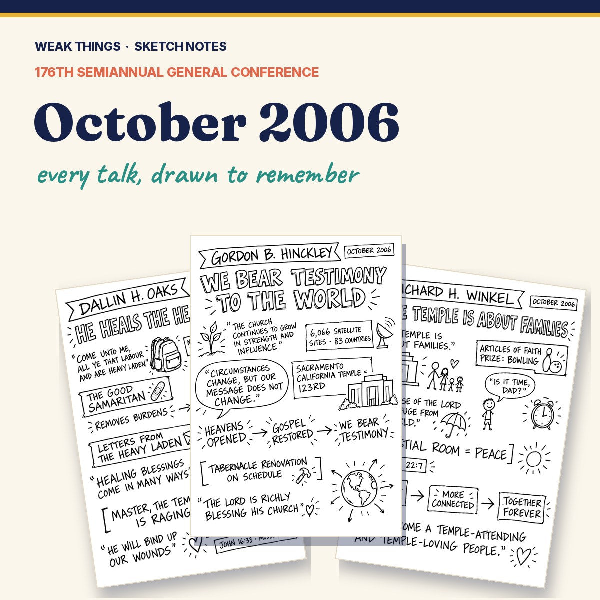 October 2006 General Conference Sketch Notes cover