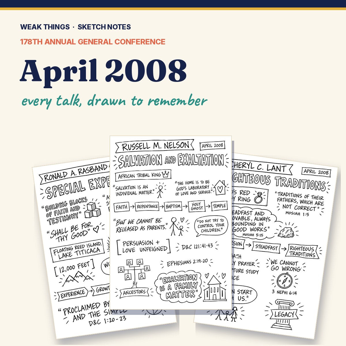 April 2008 General Conference Sketch Notes cover