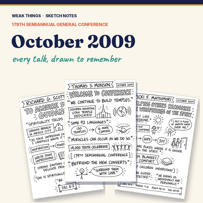 October 2009 General Conference Sketch Notes