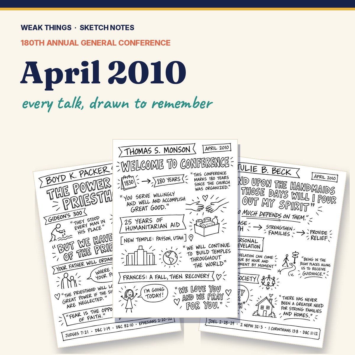 April 2010 General Conference Sketch Notes cover