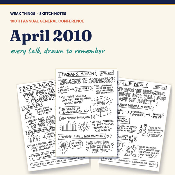 April 2010 General Conference Sketch Notes