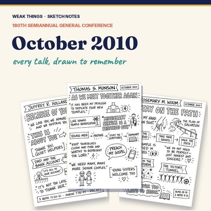 October 2010 General Conference Sketch Notes