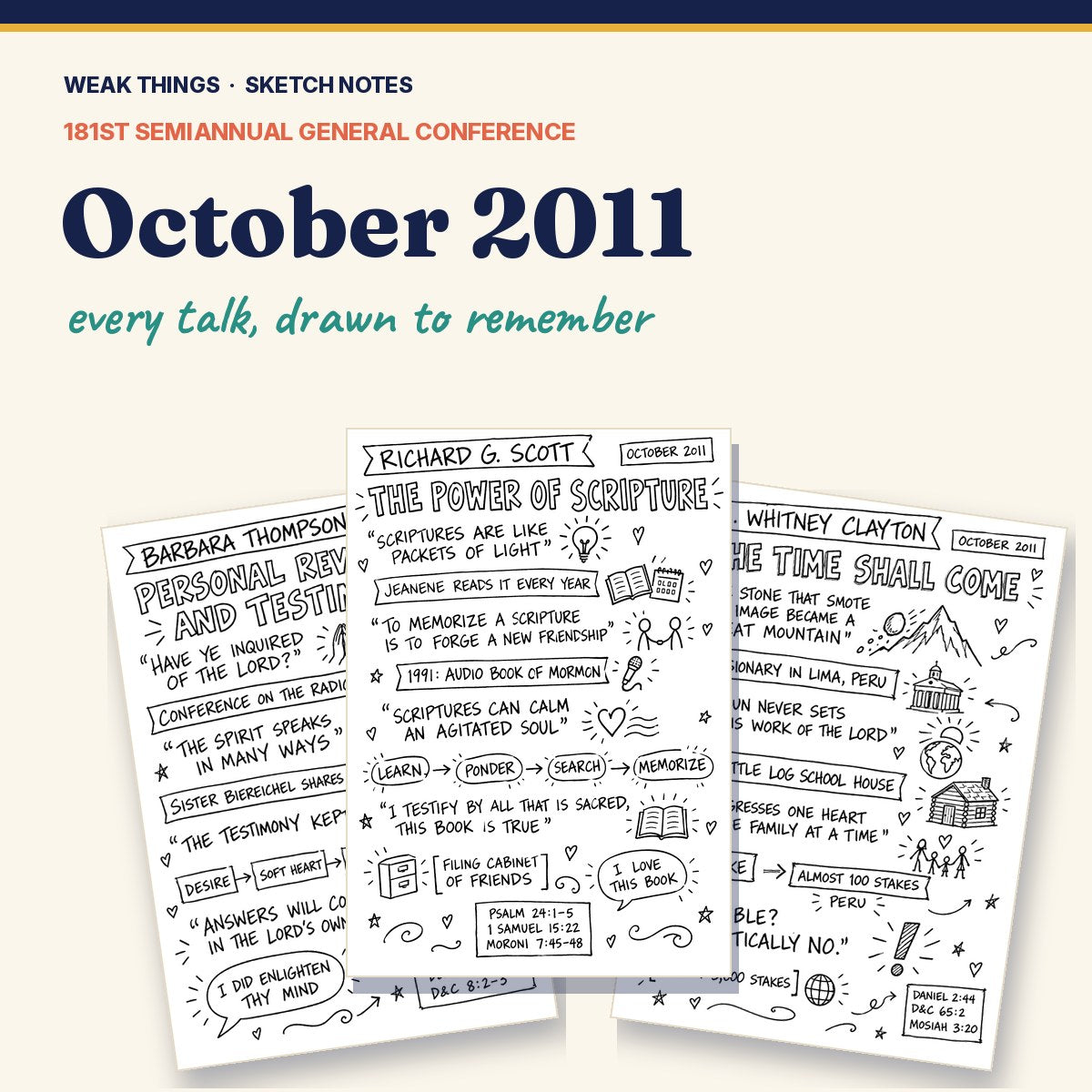 October 2011 General Conference Sketch Notes cover