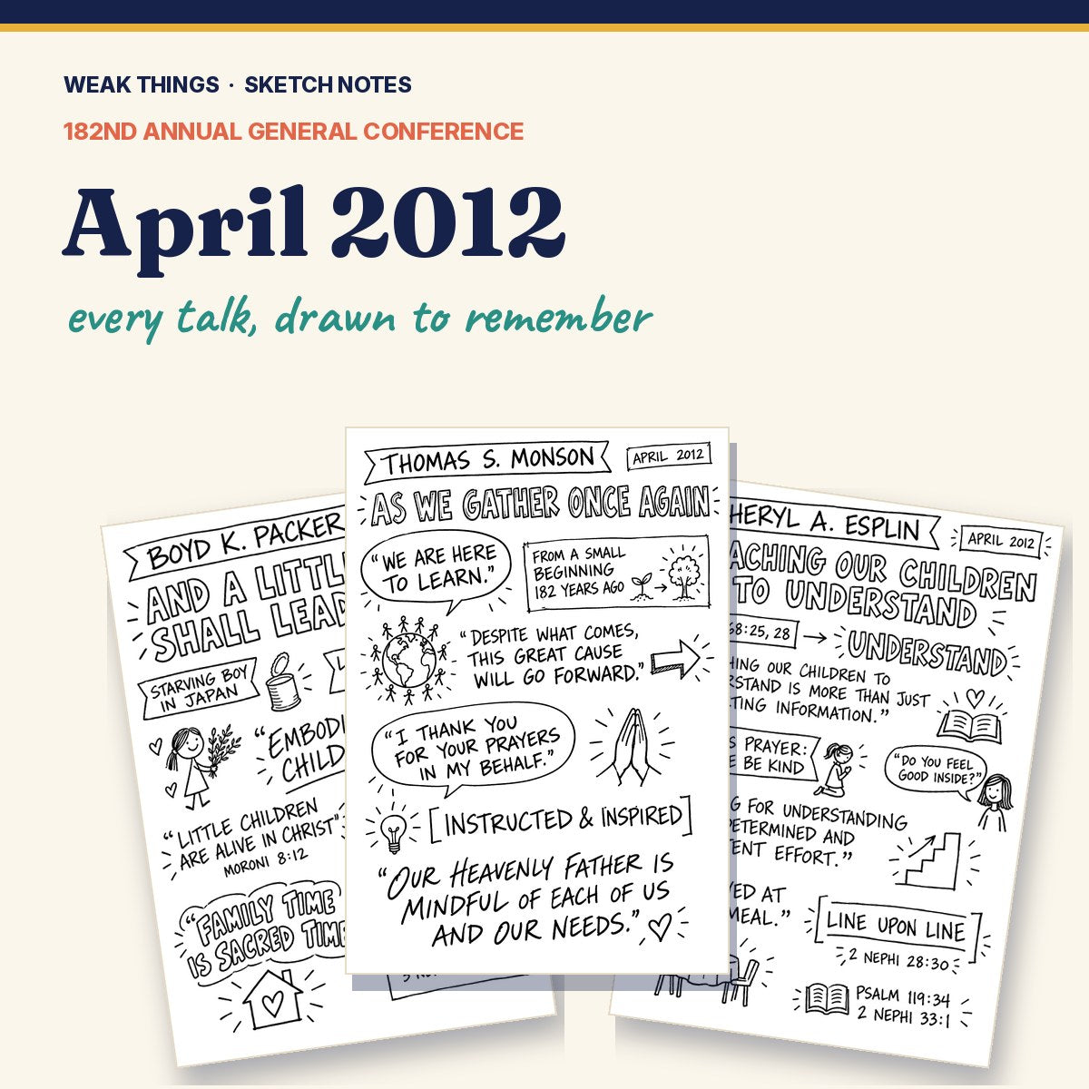 April 2012 General Conference Sketch Notes cover