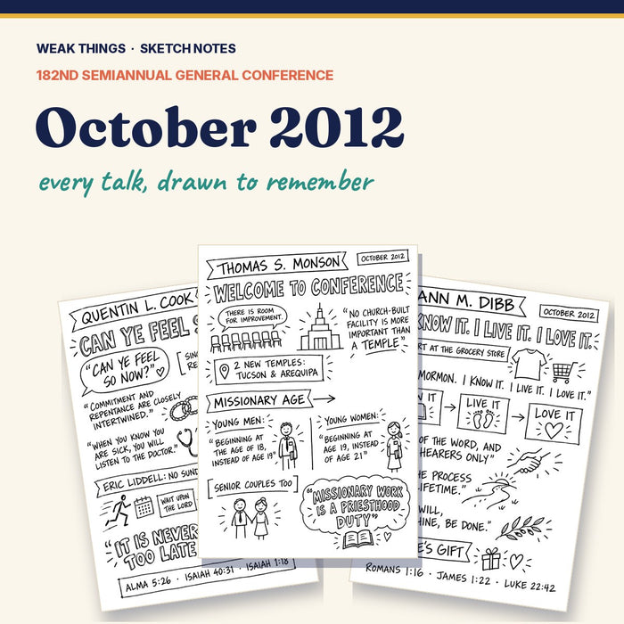October 2012 General Conference Sketch Notes