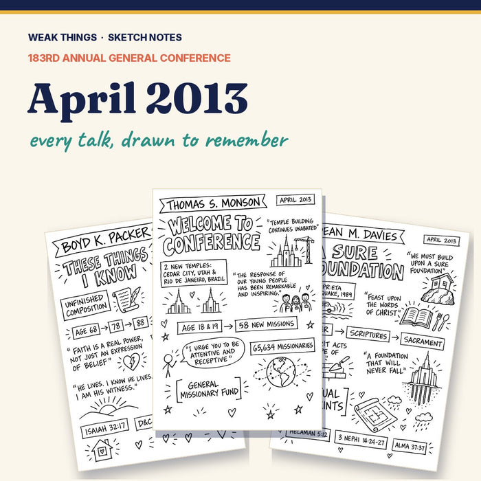 April 2013 General Conference Sketch Notes
