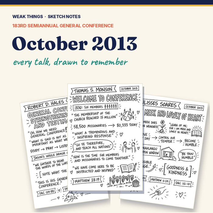 October 2013 General Conference Sketch Notes