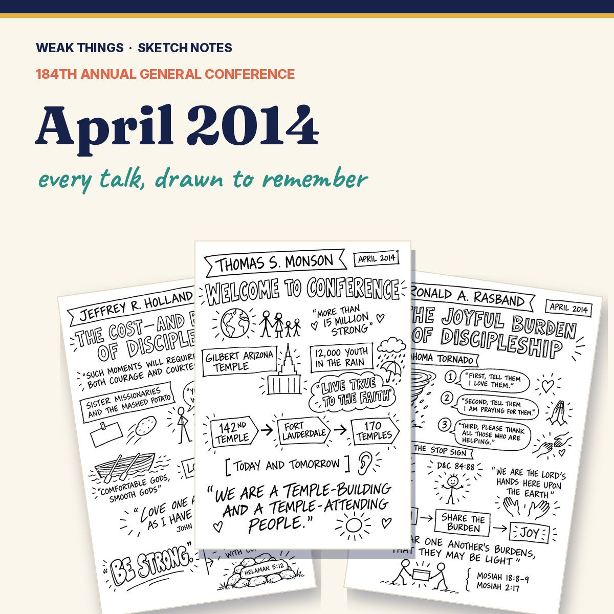 April 2014 General Conference Sketch Notes cover