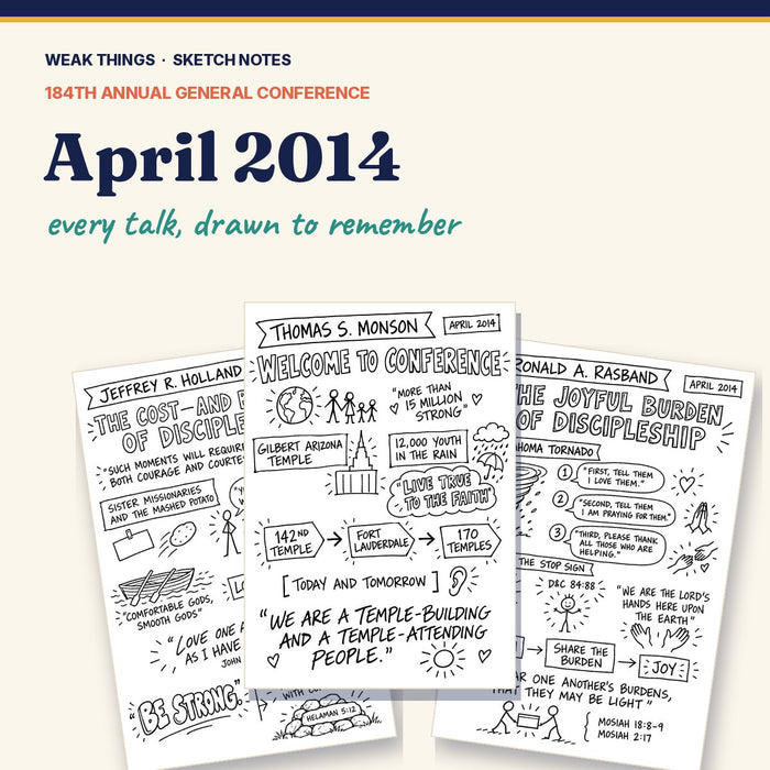 April 2014 General Conference Sketch Notes