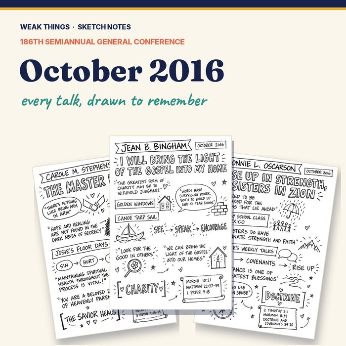 October 2016 General Conference Sketch Notes