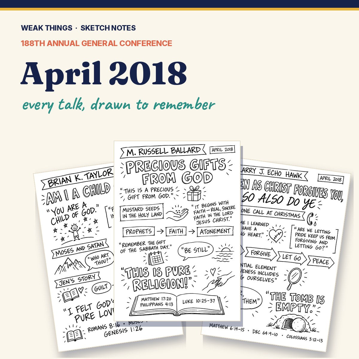 April 2018 General Conference Sketch Notes cover
