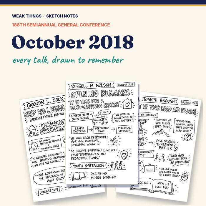 October 2018 General Conference Sketch Notes