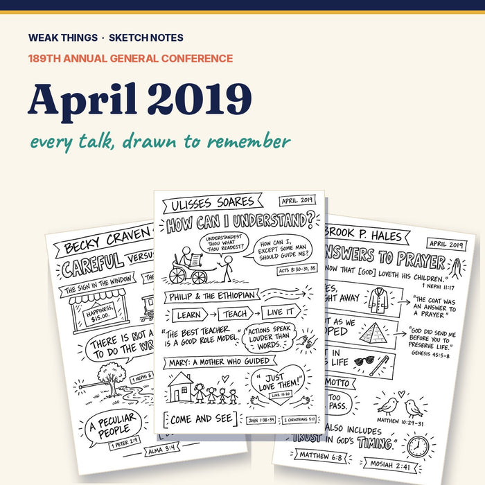 April 2019 General Conference Sketch Notes