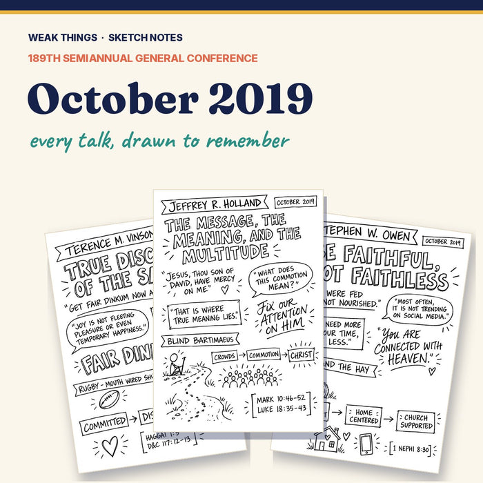 October 2019 General Conference Sketch Notes