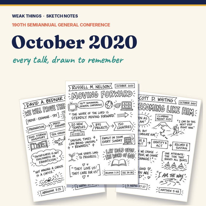 October 2020 General Conference Sketch Notes