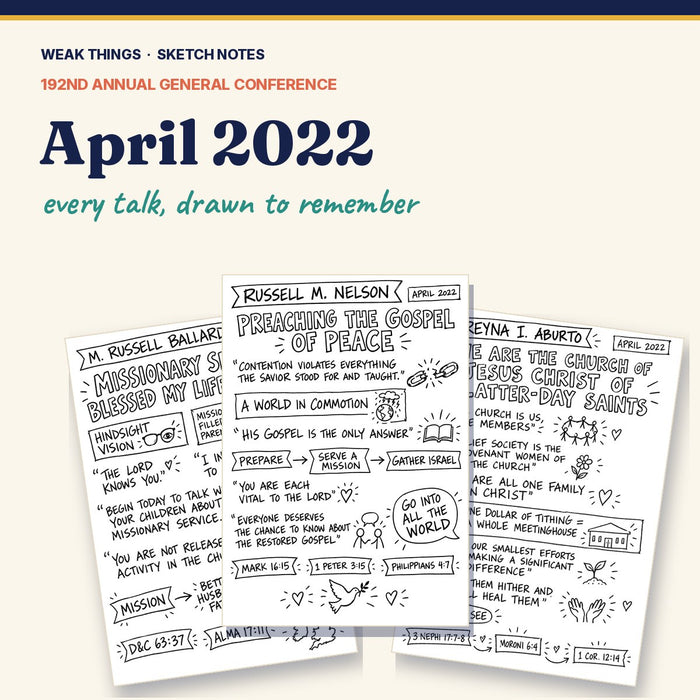 April 2022 General Conference Sketch Notes