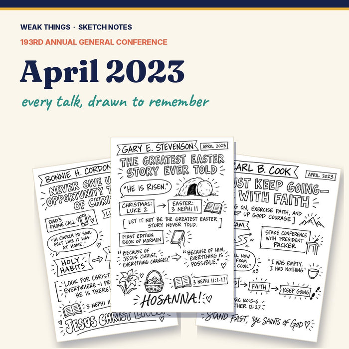 April 2023 General Conference Sketch Notes
