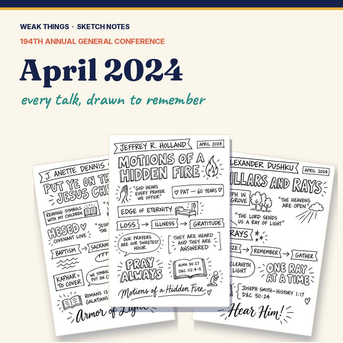 April 2024 General Conference Sketch Notes