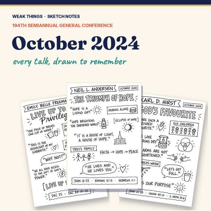 October 2024 General Conference Sketch Notes