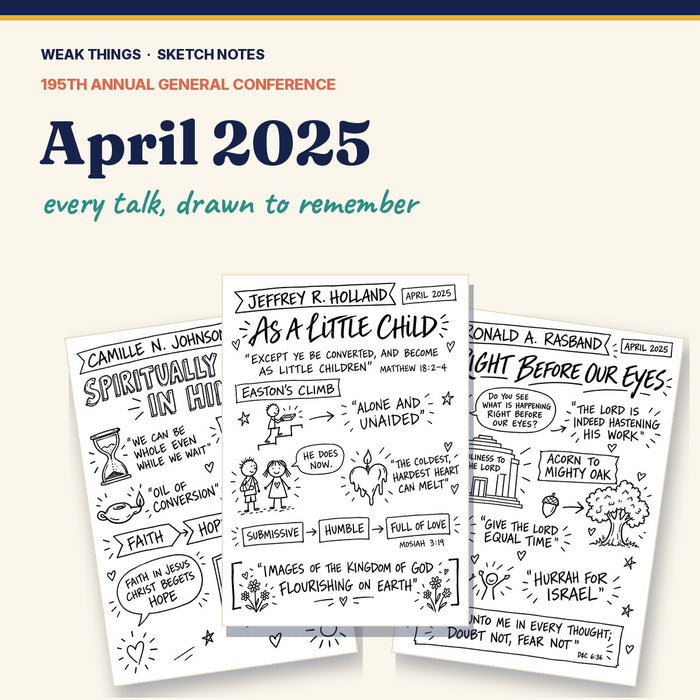 April 2025 General Conference Sketch Notes