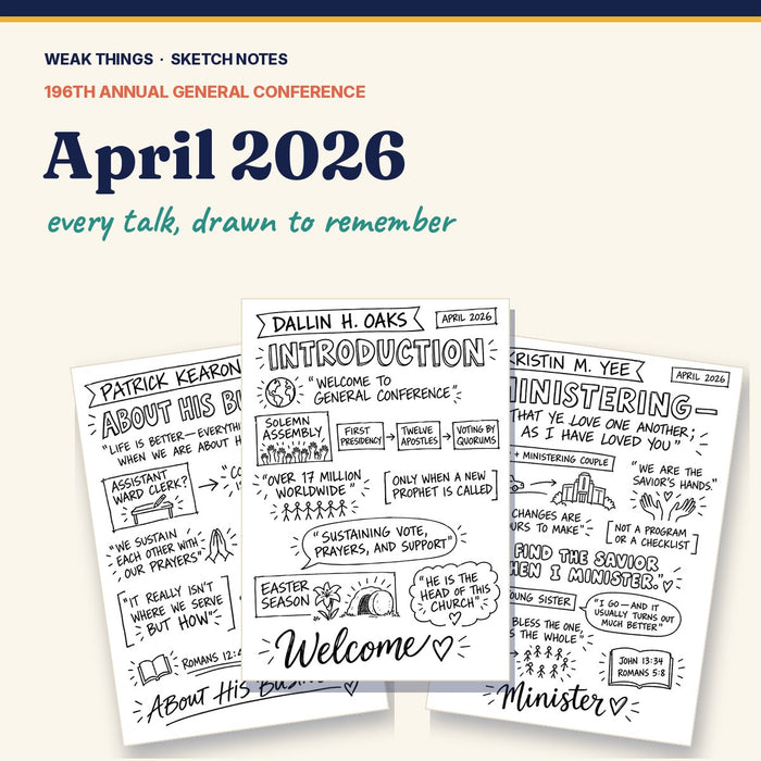 April 2026 General Conference Sketch Notes