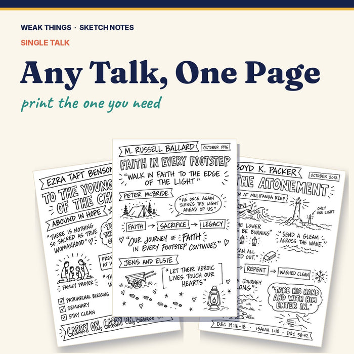 Single Talk Sketch Note
