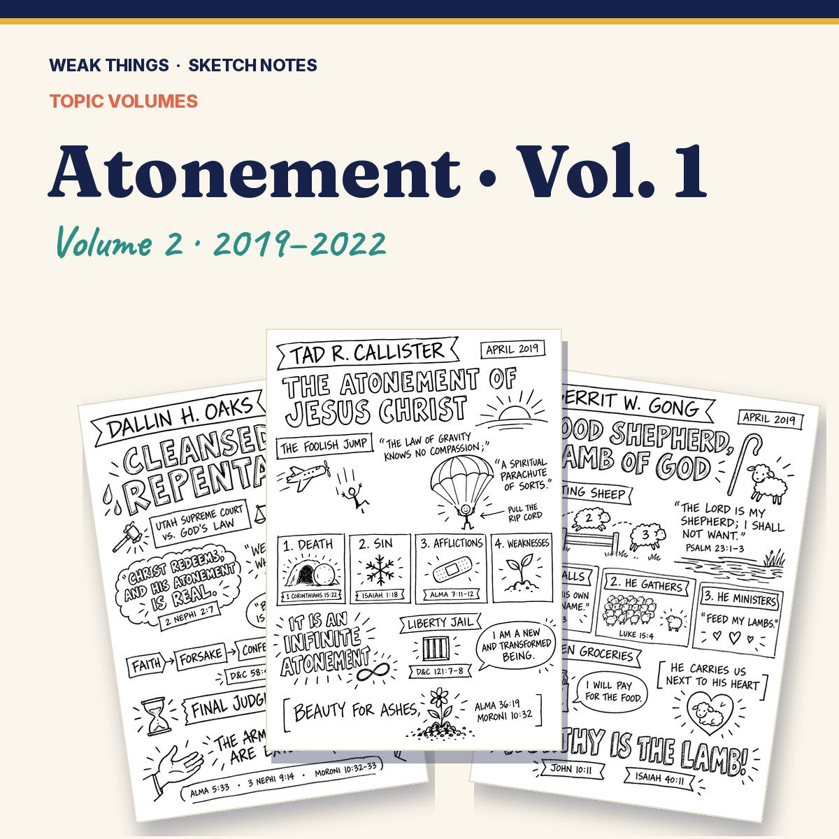 Atonement, Volume 2: 25 Conference Talks in Sketch Notes cover