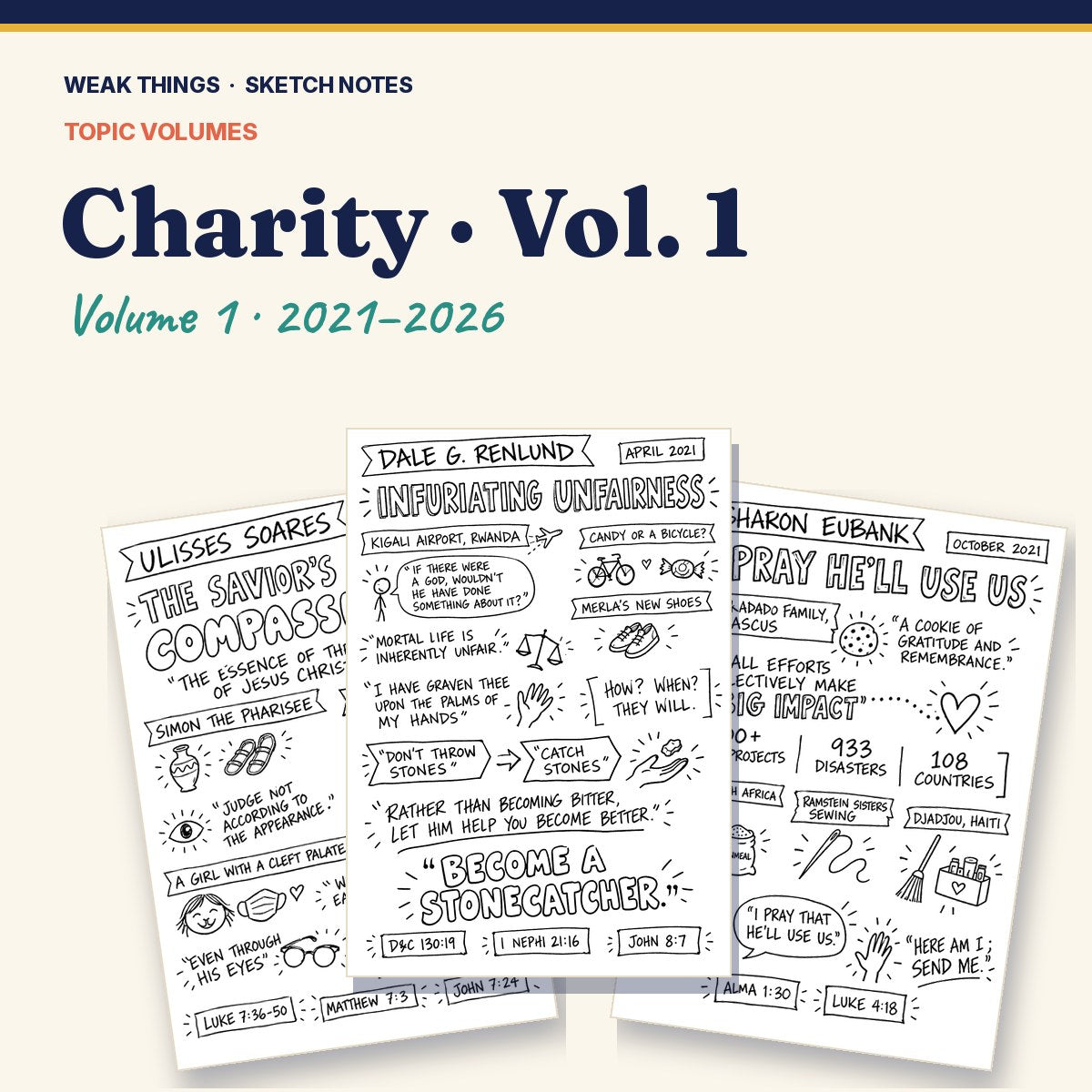 Charity, Volume 1: 25 Conference Talks in Sketch Notes cover
