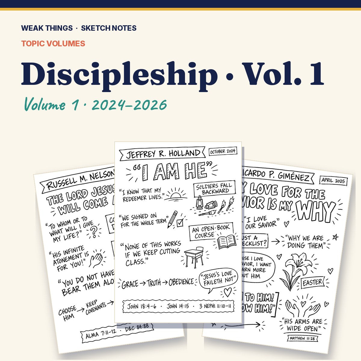 Discipleship, Volume 1: 25 Conference Talks in Sketch Notes cover