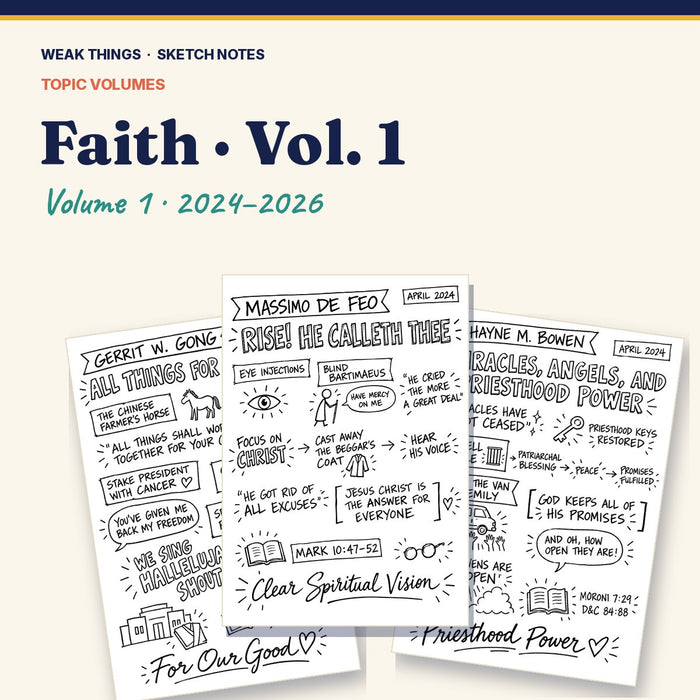 Faith, Volume 1: 25 Conference Talks in Sketch Notes