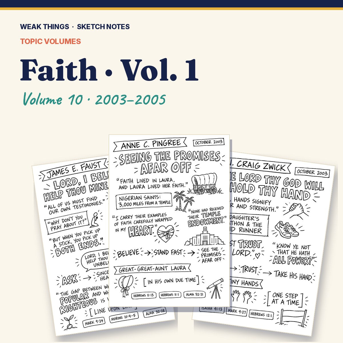 Faith, Volume 10: 25 Conference Talks in Sketch Notes cover