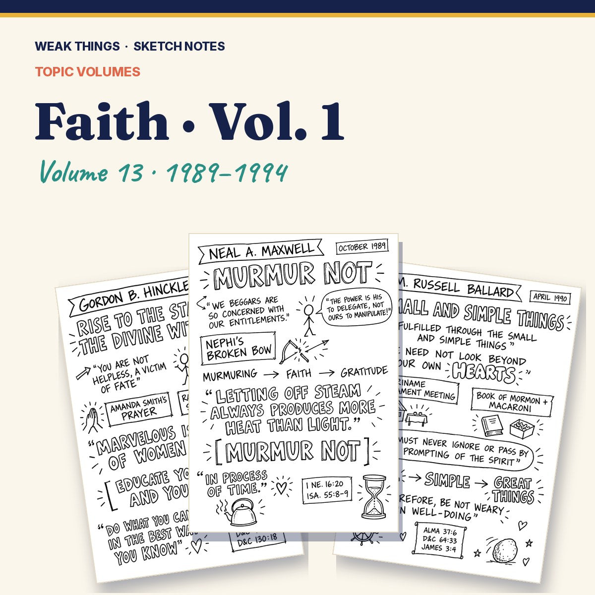 Faith, Volume 13: 25 Conference Talks in Sketch Notes cover