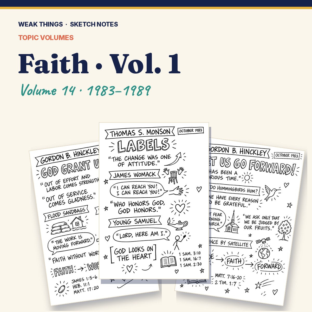 Faith, Volume 14: 25 Conference Talks in Sketch Notes cover
