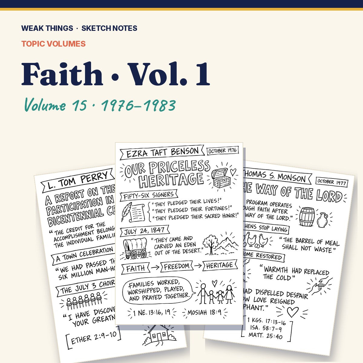 Faith, Volume 15: 25 Conference Talks in Sketch Notes cover