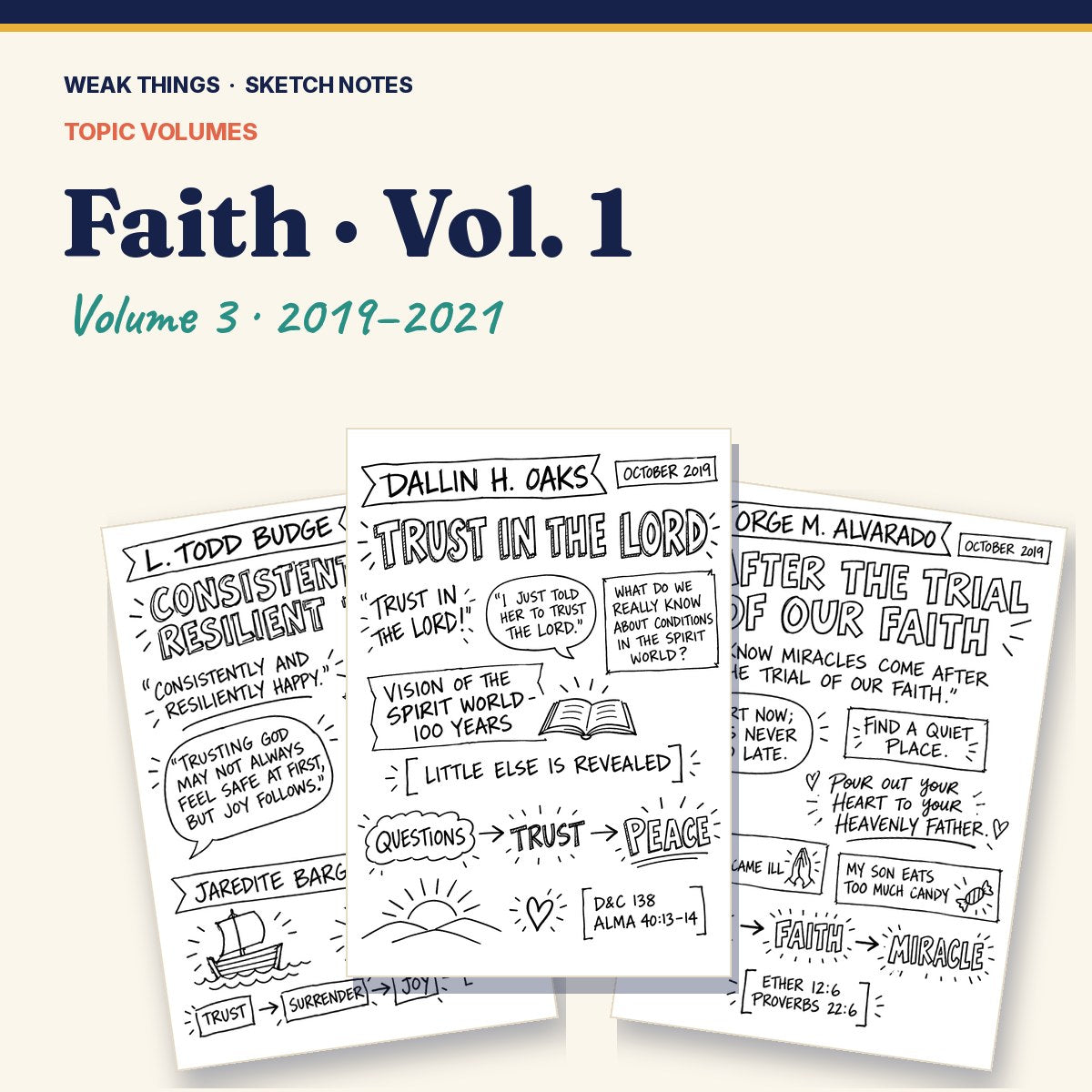 Faith, Volume 3: 25 Conference Talks in Sketch Notes cover