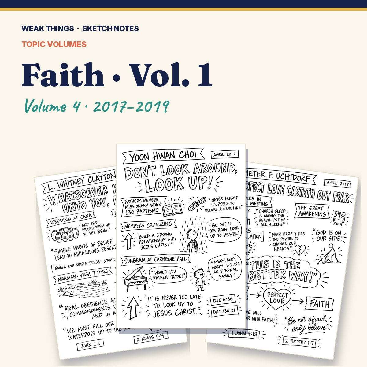 Faith, Volume 4: 25 Conference Talks in Sketch Notes cover