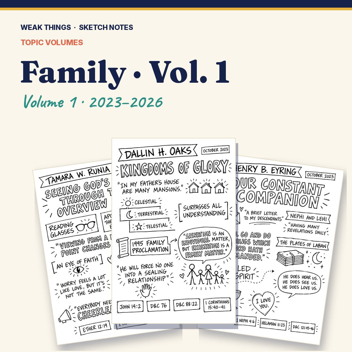 Family, Volume 1: 25 Conference Talks in Sketch Notes cover