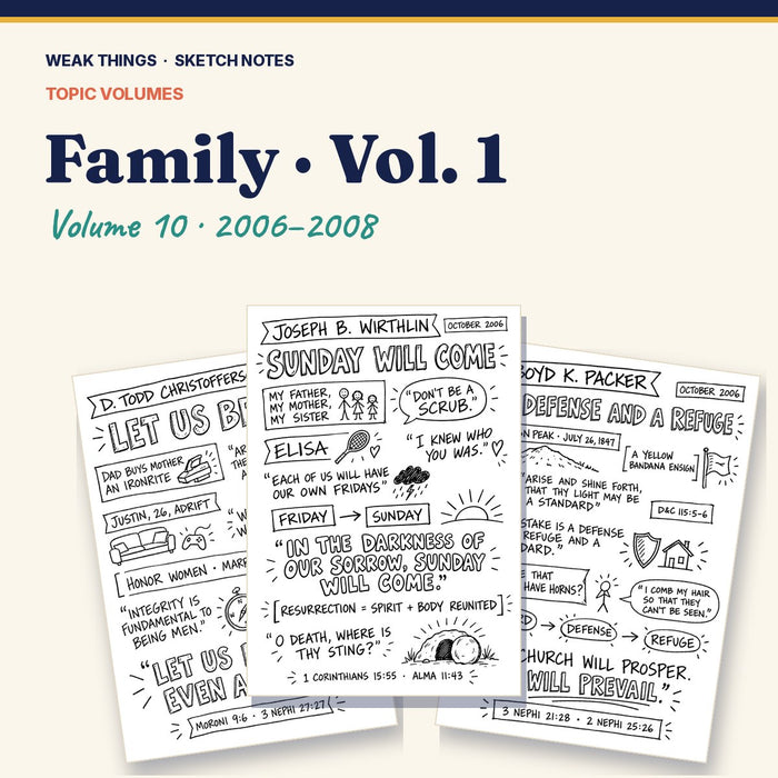 Family, Volume 10: 25 Conference Talks in Sketch Notes