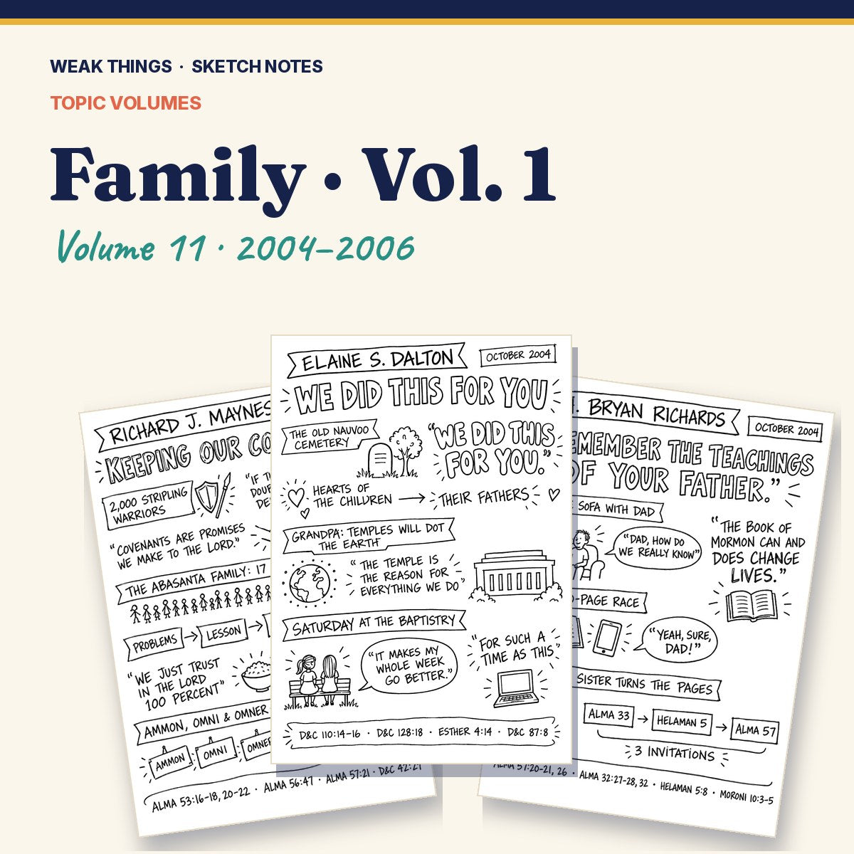Family, Volume 11: 25 Conference Talks in Sketch Notes cover