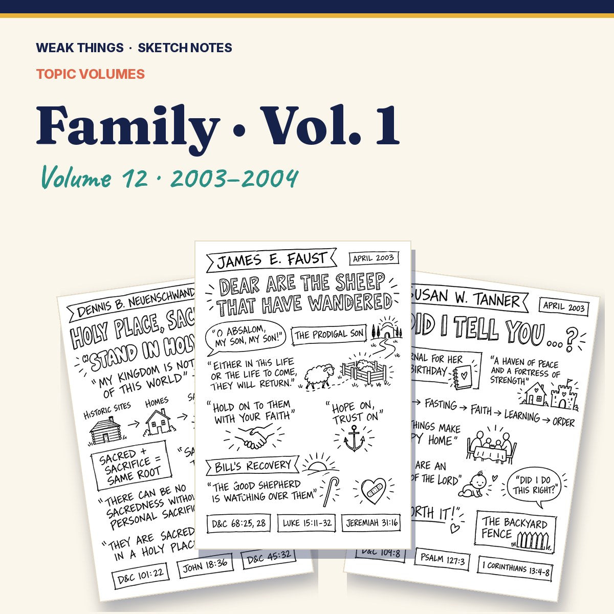 Family, Volume 12: 25 Conference Talks in Sketch Notes cover
