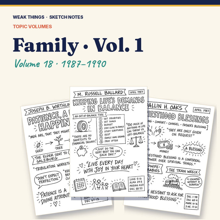 Family, Volume 18: 25 Conference Talks in Sketch Notes