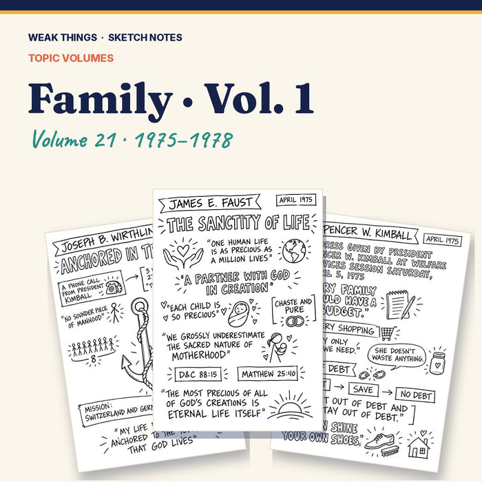 Family, Volume 21: 25 Conference Talks in Sketch Notes