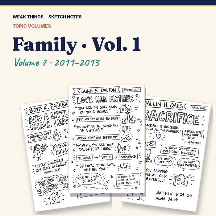 Family, Volume 7: 25 Conference Talks in Sketch Notes