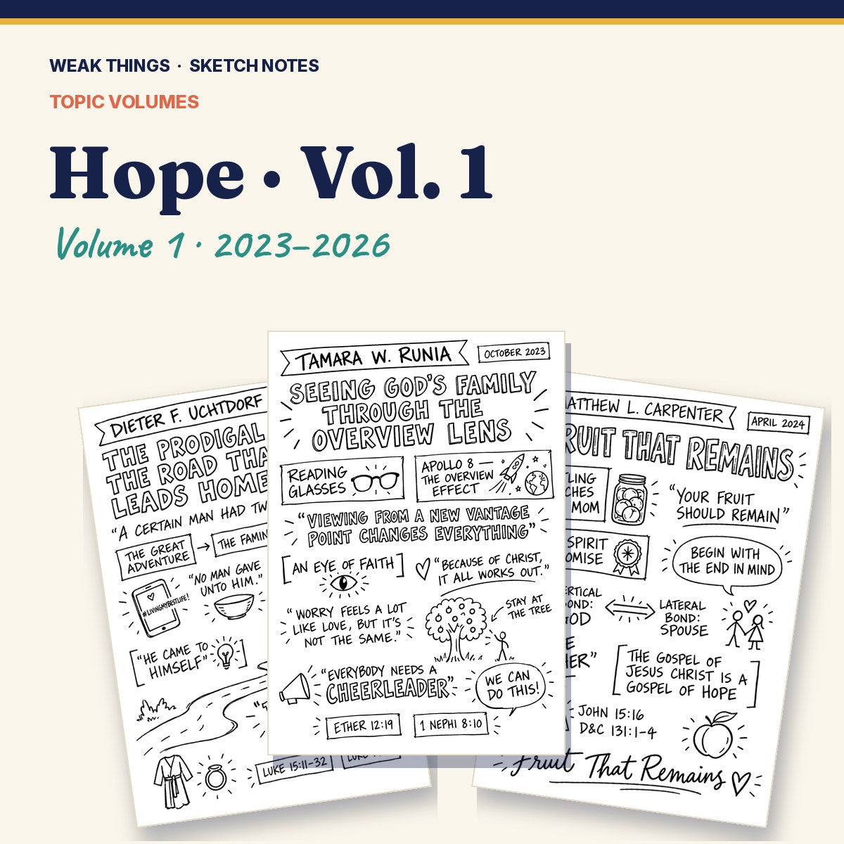 Hope, Volume 1: 25 Conference Talks in Sketch Notes cover
