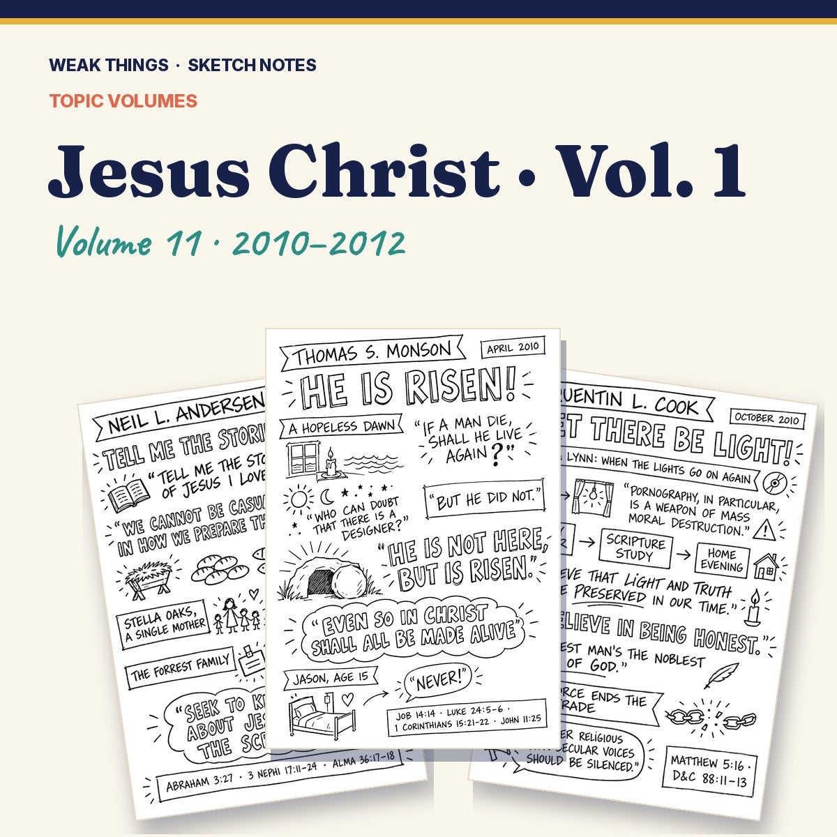 Jesus Christ, Volume 11: 25 Conference Talks in Sketch Notes cover